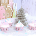 Nutcracker Foil Lined Cupcake Wrappers